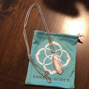 Kendra Scott silver necklace